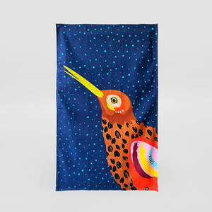 Laundry Cleaning: Tea Towel - 'Bold & Bright Kiwi'