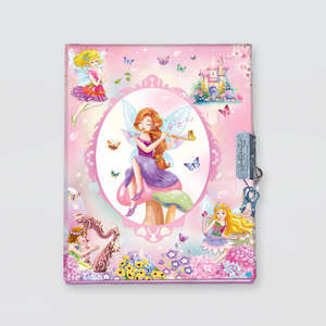 Kids 'Fairy & Butterflies' Lockable Diary