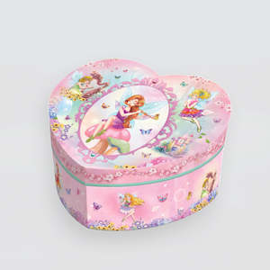 Heart Music Box - 'Fairy Pink'