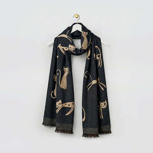 Cats: Textured Cat Winter Scarves