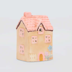 Figurines Sculptures: Cottage Grove -  Village House - Beige