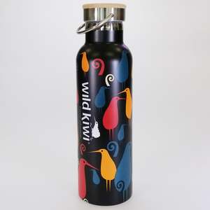 Reusable Bags Storage Bags: Wild Kiwi - Kiwi Crowd Vacuum Bottle - 600ml