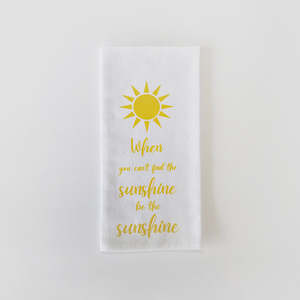 Laundry Cleaning: Tea Towel - 'Sunshine'