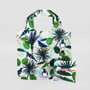 Reusable Bags Storage Bags: Fold Out Bag - 'Bird Song'