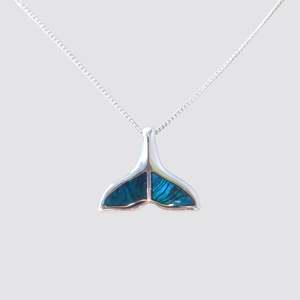 Best Sellers: Paua Necklace - 'Whale Tail'