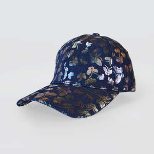 Best Sellers: Blue Butterflies Foil Cap