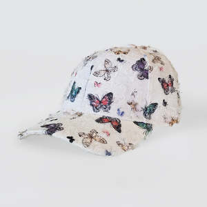 Frayed Style Butterfly Cap