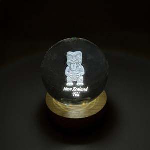 Crystal Glass: Glass Light Up Ball - NZ Tiki