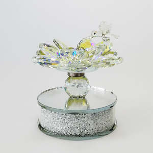 Crystal Glass: Colourful Glass Flower