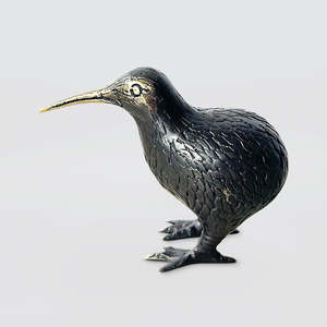 Figurines Sculptures: Brass Kiwi Decor Figurine