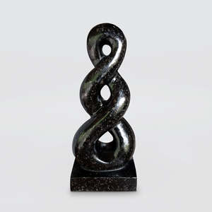 Figurines Sculptures: Terrazzo Infinity Twist Decor - 25cm