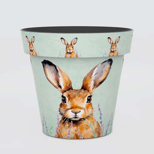 Vases Bowls: Zest Planter Pot - Hare