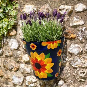 Zest Planter Wall Pot - Sunflower