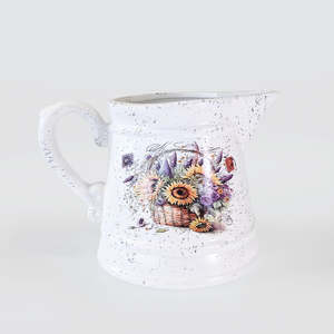 Tapered Jug Planter - Sunflower
