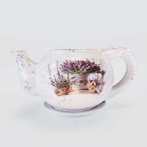 Vases Bowls: Teapot Planter - Lavender