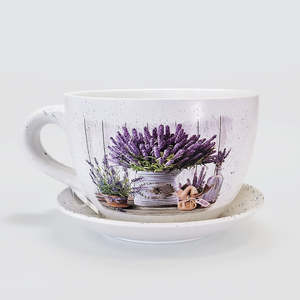 Tea Cup Planter - Lavender