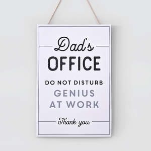 Plaque - Dads Office