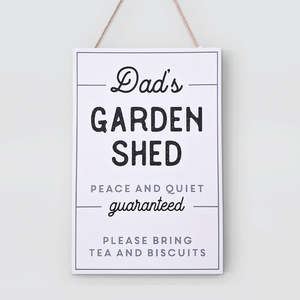Plaque - Dad's Garden Shed