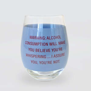 Wine Accessories: Stemless Glass - You're Not Whispering