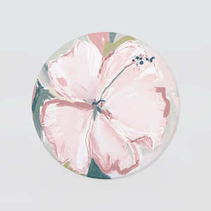 Coasters And Placemats: Love, Vera - Ceramic Coaster - Hibiscus