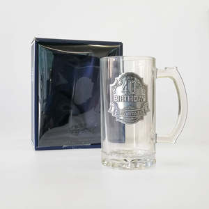 Glassware: Badged 40th Birthday Stein