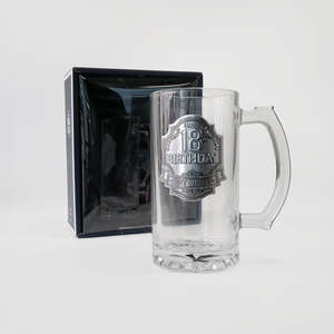 Glassware: Badged 18th Birthday Stein