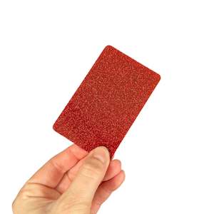 Acrylic Sheets Glitter Range: Candy Apple Glitter Acrylic