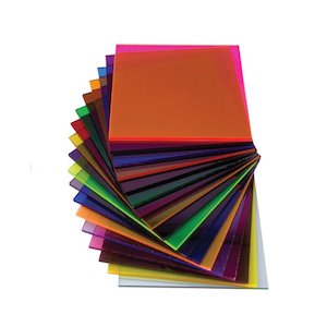 Acrylic Sheets Tints Range: Tint Red Acrylic 3mm Gloss