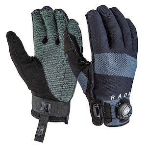 Ski Gloves: RADAR Lyric Inside-Out Glove (Black / Grey / Coral)