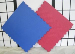 Products: Mats for Dojo Jigsaw Red & Blue 40mm · Action Martial Arts Supplies Ltd