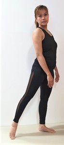 Products: Yugen Legging Black with mesh leg seam · Action Martial Arts Supplies Ltd