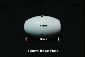 Fishing Net Parts And Supplies For Making Nets: sSDS Net Float Wkg Depth 600m x 130 gram Flotation