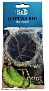 Fishing Tools For Anglers Essential Gear: Hapuka Rig 16/0 Flasher Chartruse