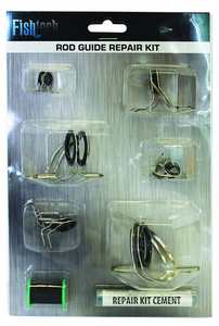 Fishing Rod Accessories Gimbal Belts Gloves Holders: Fishtech Rod Guide Repair Kit - 12 Piece