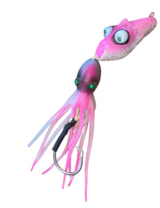 Glowbite Crazy Eyes Deep Drop Flashing Kabura Jig 700g Pink