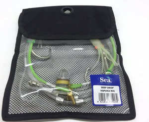 Hapuka Hooks Rigs Deep Sea Fishing: HAPUKA RIG LUMO GREEN DEEP DROP(1 PER BAG)
