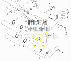 Exhausts: Exhaust Head shield Satin Chrome - Fatboy 2018+