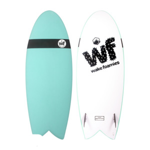 Wake Surf Boards: Liquid Force - Wake Foamie Fish Wakesurf Board 4'8"