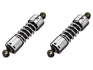 Suspension 1: 412 Series, 11in. Standard Spring Rear Shocks – Chrome. Sportster 04-21