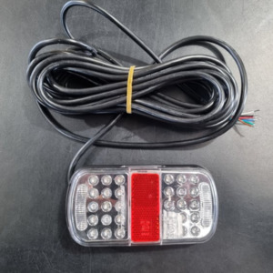 Trailer Parts: Tandem Trailer LED Light (Submersible) LH