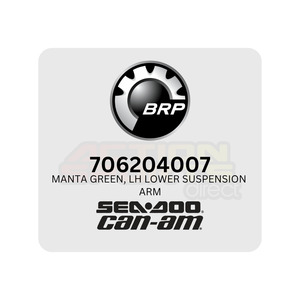 Can Am: Can-Am - 706204007 - Manta Green, LH Lower Suspension Arm