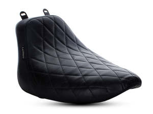 Second Hand Harley Davidson Parts: Le Pera - Bare Bones Solo Seat with Black Diamond Stitch. Fits Softail Deluxe & Heritage Softail Classic 2018+