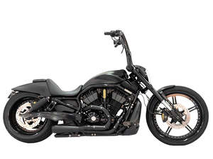 Harley Davidson: TRASK Assault 2-into-1 Exhaust – Black. Fits V-Rod 2007-2017