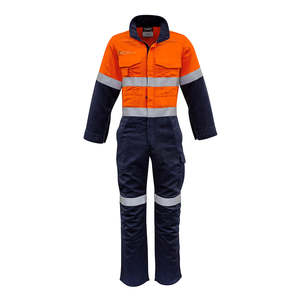 Hi Vis Overalls: Syzmik 10cal Inherent FR Hoop Taped Overall