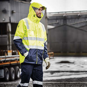 Syzmik Hi Vis 4-in-1 Vest/Jacket Combo