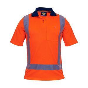 Caution Hi Vis TTMC-W17 Short Sleeve Polo Shirt