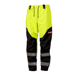 Hi Vis Trousers Shorts: Stoney Creek UltraLITE Overtrouser, Yellow/Black