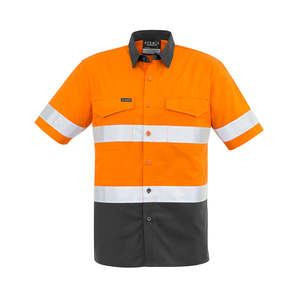 Hi Vis Workshirts: Syzmik Hi Vis Rugged Cooling Taped Shirt