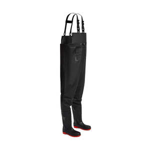 Wet Weather Gear: Safety Chest Wader S5 FO SR Black