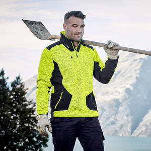 Hi Vis Sweatshirts Fleeces: Syzmik Streetworx Reinforced 1/4 Zip Pullover